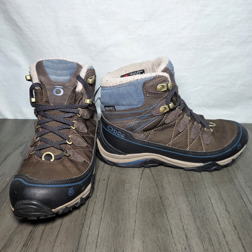 Oboz Women's Juniper Waterproof Thinsulate Brown Hiking Boots